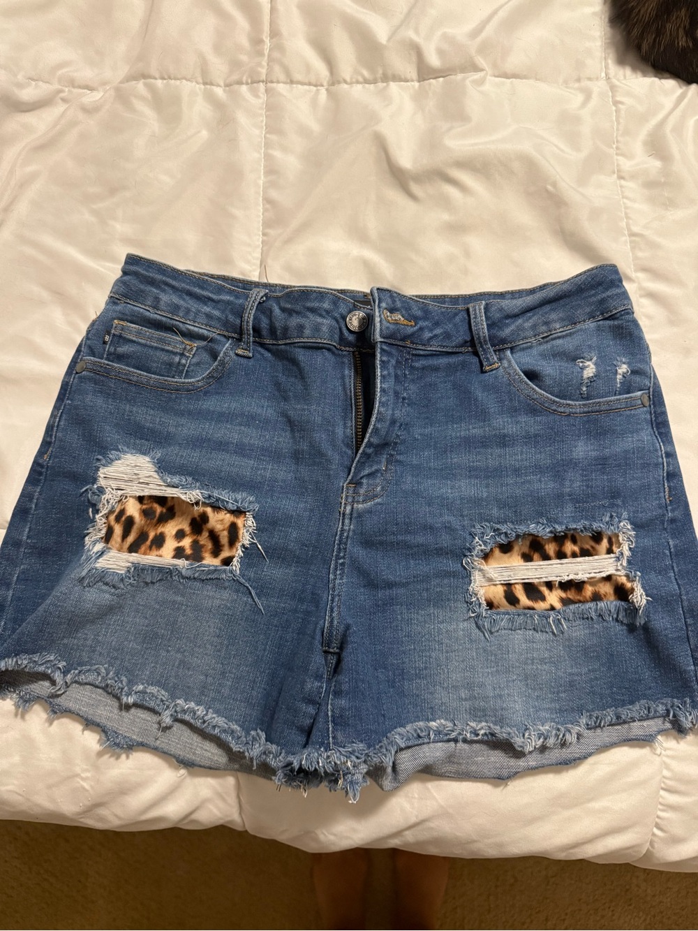 Judy Blue Light Blue Distressed Denim Jeans